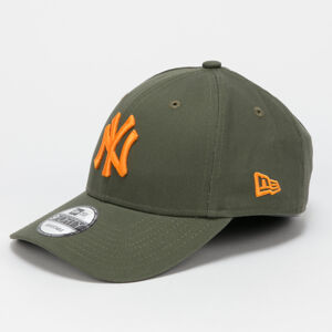 Kšiltovka New Era 940 MLB League Essential NY olivová / oranžová