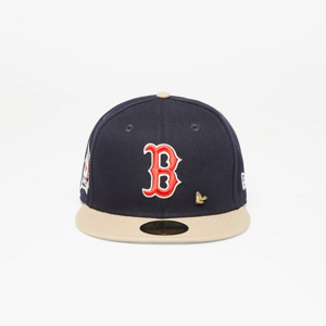 Kšiltovka New Era Boston Red Sox 59FIFTY MLB Varsity Pin 17197 Fitted Cap Navy/ Beige