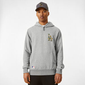 Mikina New Era LA Dodgers Logo Infill Grey Hoodie šedá