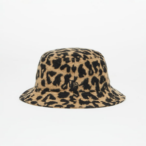 Klobouk New Era Leopard Bucket Hat Camel/ Black