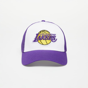 Kšiltovka New Era Los Angeles Lakers Team Colour A-Frame Trucker Cap Purple/ White
