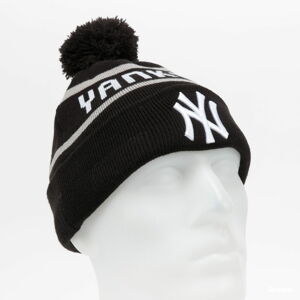 Kulich New Era MLB Chyt Jake Cuff Knit NY Youth černý / bílý / šedý
