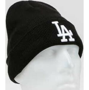 Kulich New Era MLB Essential Cuff Knit Beanie LA černý / bílý