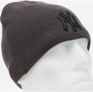 Kulich New Era MLB League Essential Skull Knit tmavě šedý