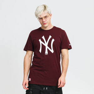 Tričko s krátkým rukávem New Era MLB Seasonal Team Logo Tee NY tmavě vínové