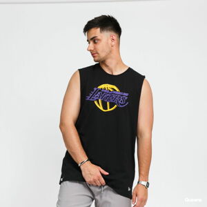 Tričko s krátkým rukávem New Era NBA Neon Sleeveless Tee LA Lakers černé