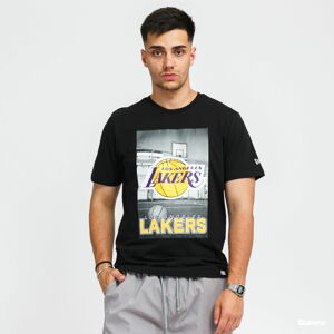 Tričko s krátkým rukávem New Era NBA Photographic Tee LA Lakers černé