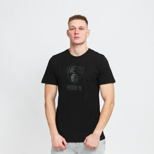 Tričko s krátkým rukávem New Era NBA Reflective Print Tee Nets černé