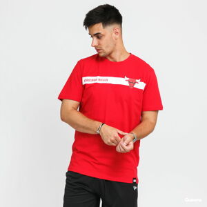 Tričko s krátkým rukávem New Era NBA Team Logo Tee Bulls červené
