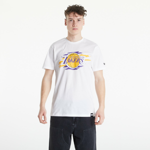 Tričko s krátkým rukávem New Era NBA Tear Graphic Tee Los Angeles Lakers bílé