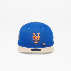Kšiltovka New Era New York Mets 50th Anniversary Varsity Pin 59FIFTY MLB Fitted Cap Game Royal/ Beige