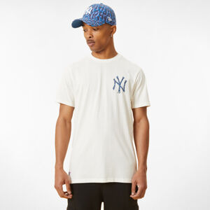Tričko s krátkým rukávem New Era New York Yankees Logo Infill White T-Shirt bílé