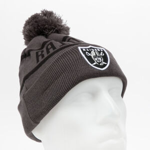 Kulich New Era NFL Jake Cuff Knit Raiders tmavě šedý / černý