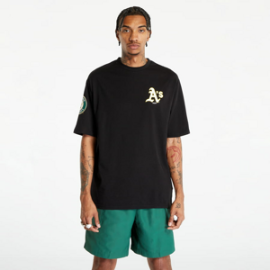 Tričko s krátkým rukávem New Era Oakland Athletics Mlb Large Logo Oversized Tee Black