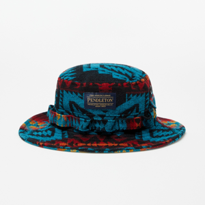 Klobouk New Era Pendleton X Adventure Bucket Hat modrá/červená