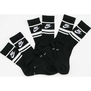 Ponožky Nike Sportswear Essential Crew Socks 3-Pack Black/ White