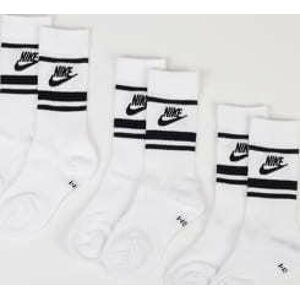 Ponožky Nike Sportswear Essential Crew Socks 3-Pack White/ Black/ Black
