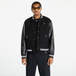 Bomber bunda Nike Authentics Men's Varsity Jacket Black/ White
