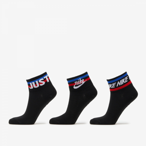 Ponožky Nike CHaussette Quarter Lotx 3PAIRS černé