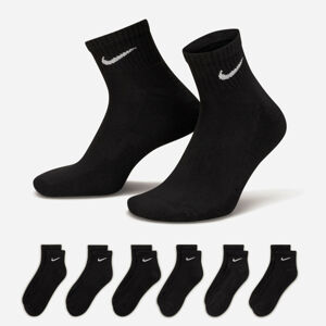 Ponožky Nike Everyday Cush Ankle 6 Pack černé