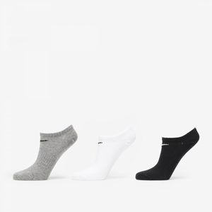 Ponožky Nike Everyday Lightweight Training No-Show Socks 3-pairs černé / bílé / šedivé