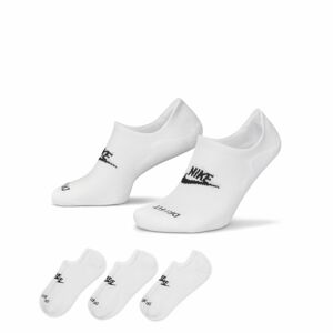 Ponožky Nike Everyday Plus Cushioned Footie Socks White/ Black