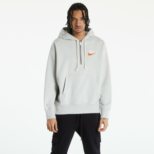 Mikina Nike French Terry Pullover Hoodie šedá
