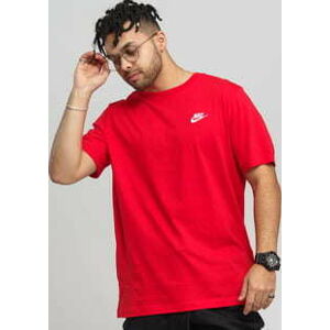 Tričko s krátkým rukávem Nike M NSW Club Tee červené