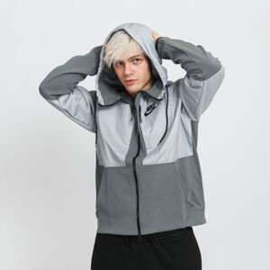 Mikina Nike M NSW TE+ FZ Fleece Winter H světle šedá / šedá