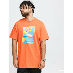 Tričko s krátkým rukávem Nike M NSW Tee Beach Flamingo oranžové
