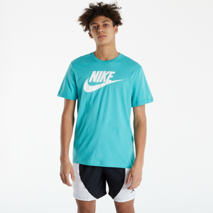 Tričko s krátkým rukávem Nike M NSW Tee Icon Futura tyrkysové