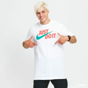 Tričko s krátkým rukávem Nike M NSW Tee Just Do It Swoosh bílé