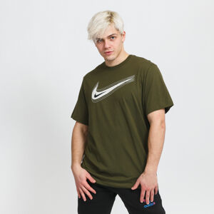 Tričko s krátkým rukávem Nike M NSWTee Swoosh 12 MONTH olivové