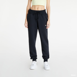 Tepláky Nike NSW Phoenix Fleece Women's High-Rise Pants Black/ Sail