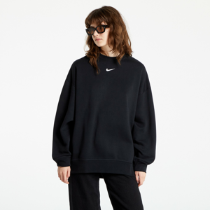 Dámská mikina Nike Over-Oversized Fleece Crew Sweatshirt Black/ White