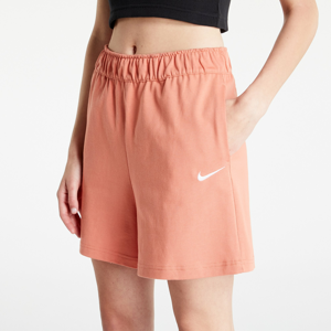 Dámské šortky Nike Women's Jersey Shorts Madder Root/ White