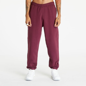 Tepláky Nike Solo Swoosh Men's Fleece Pants Night Maroon/ White