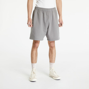 Teplákové kraťasy Nike Solo Swoosh Men's French Terry Shorts Flat Pewter/ White