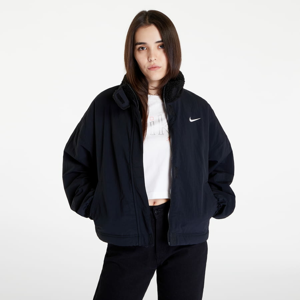 Podzimní bunda Nike Sportswear Essential Woven Fleece-Lined Jacket Black