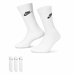 Ponožky Nike NSW Everyday Essential Crew Socks 3-Pack White/ Black