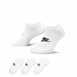 Ponožky Nike NSW Everyday Essential No-Show Socks 3-Pack White/ Black