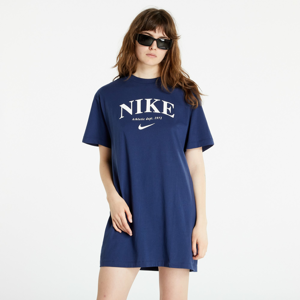 Nike Sportswear Short-Sleeve Graphic Dress modré