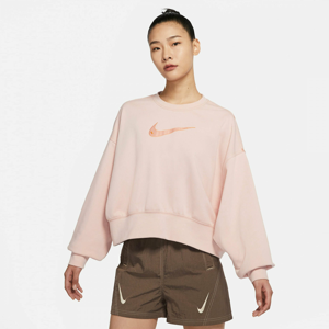 Dámská mikina Nike Sportswear Swoosh Cropped Sweatshirt Pink