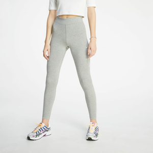 Legíny Nike Sportswear Swoosh High Rise Leggings Dark Grey Heather/ White