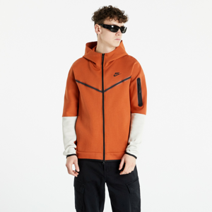 Mikina Nike Sportswear Tech Fleece Full-Zip oranžová / černá