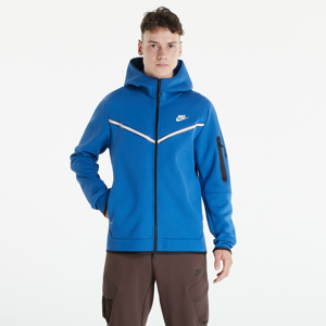 Mikina Nike Sportswear Tech Fleece Full-Zip Hoodie modrá