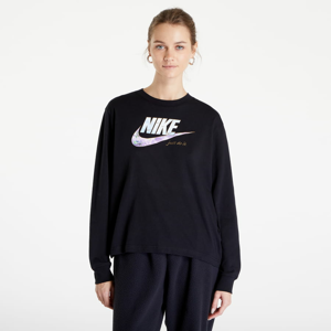Dámské tričko s dlouhým rukávem Nike Sportswear Women's Long-Sleeve T-Shirt Black