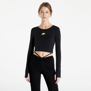 Dámský top Nike Sportswear Long-Sleeve Dance Crop Top Black