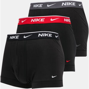 Nike Trunk 3Pack černé / červené / tmavě šedé