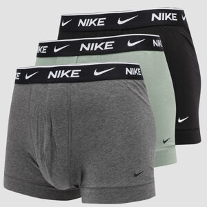 Nike Trunk 3Pack černé / světle olivové / melange tmavě šedé